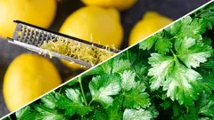 Tritare la scorza di limone e il prezzemolo: perché è consigliabile farlo?